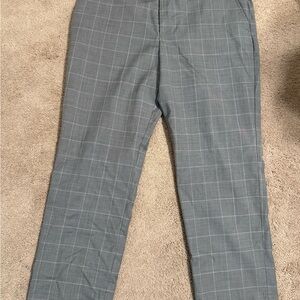 Gray Checkered Men's Pants